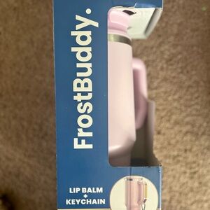 Pink Tumbler with Lip Balm and Keychain